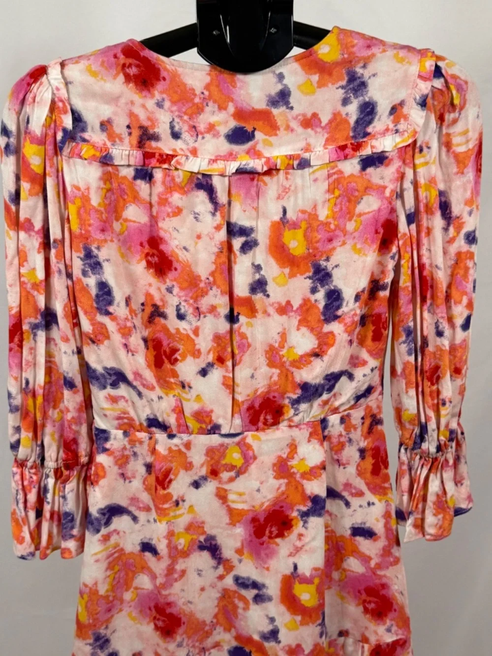 Betsey Johnson NWT Pink Yarrow Floral Wrap Mini Dress Size 0